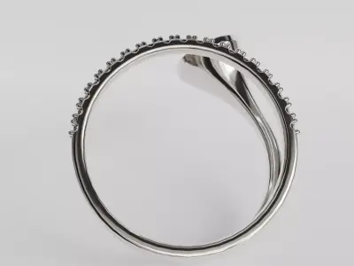 spiral ring 3D print model