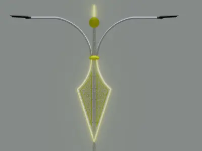 Decorative Lighting Pole Type-5 3D model