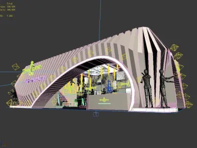 Exhibition - Area - 15X9-3DMAX2009-01 3D model