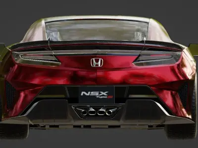 honda nsx type s 3D model