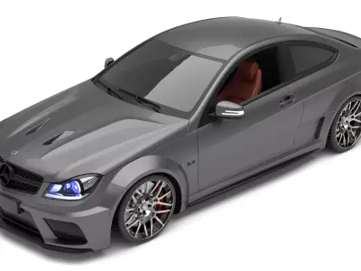 AMG C63 Coupe 3D model