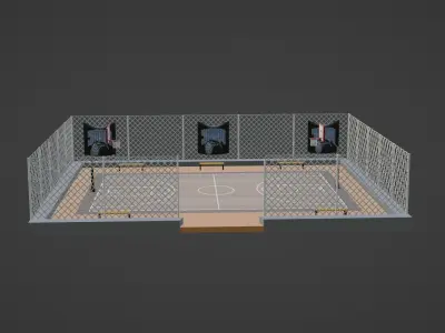 Basketball Stadium - Orlando Magic Low-poly 3D model