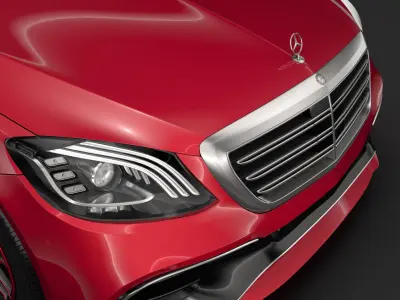 Mercedes AMG S 63 4MATIC V222 2018 Lang 3D model