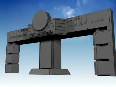 Fair Gate exhibition Event a384a 3D model