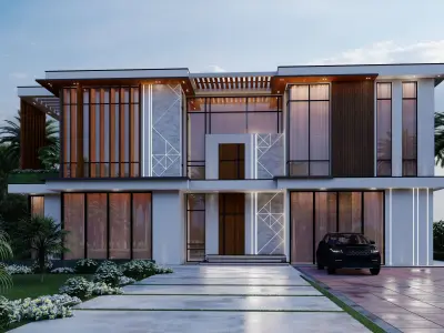 MODERN Villa  3D model
