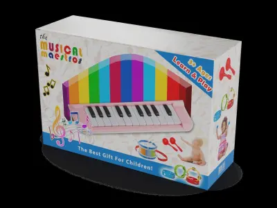 Cars and action games Musical Instrument Set Low-poly 3D model buy