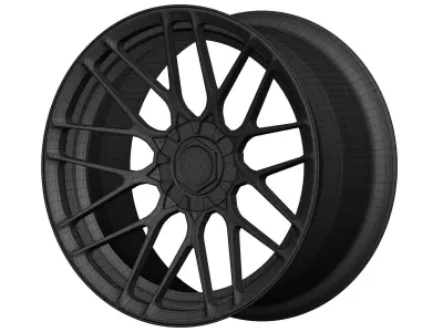 Rotiform RSE Aftermarket Wheel Low-poly 3D model