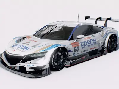 Honda NSX GT500 - 2017 3D model