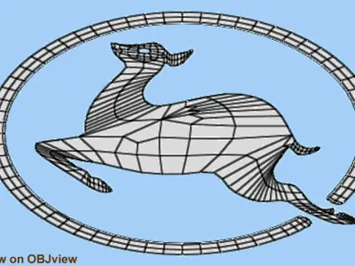 Button Logo Perodua Kancil Car 3D model