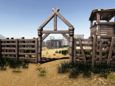 WoodWork Construction Kit Low-poly 3D model