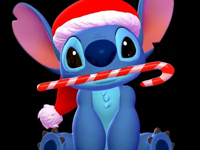 Stitch Christmas - Lilo and Stitch 3D print model