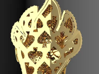 Joker Diamond pendant 3D print model