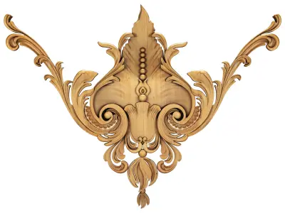 Decorative Ornamental 02 3D model