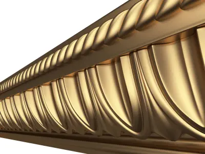 Classic Frame 035 Low-poly 3D model