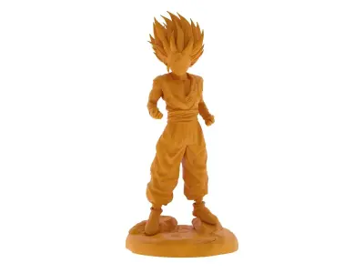 Gohan Saiyan 3D Print 3D print model