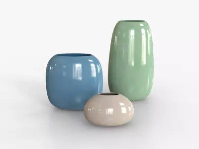 Calligaris Flavour Set Low-poly 3D model