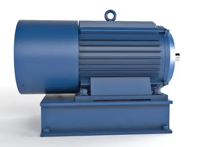Electric motor 3D model