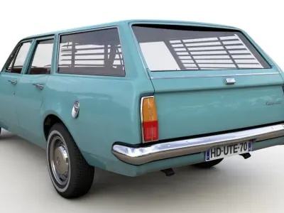 HOLDEN HG KINGSWOOD WAGON 1970 3D model