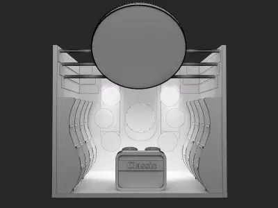 Booth Exhibition Stand a547a 3D model