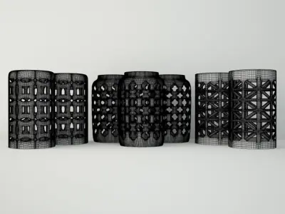 Ceramic Lanterns 3D model