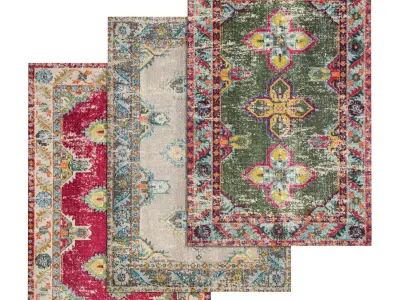 Rug Set 1542 3D model