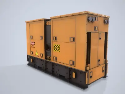 Power Generator PBR Low-poly 3D model