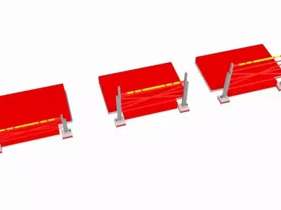  Laser Jump Platfom  Low-poly 3D model