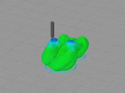 Cute teddy cat 3D print model
