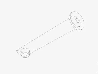 Wall Spout - Luxury - Argile Low-poly 3D model