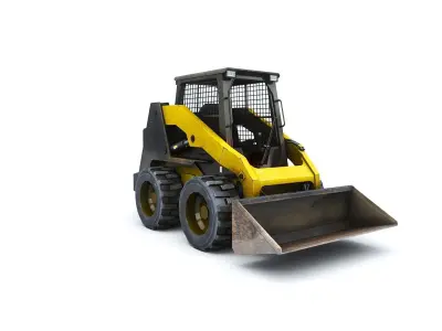 SkidSteerLoader bulldozer Low-poly 3D model