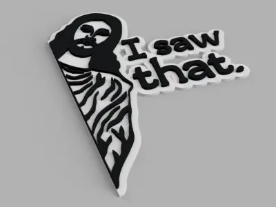 Jesus I Saw That Logo Wall Picture Free 3D print model