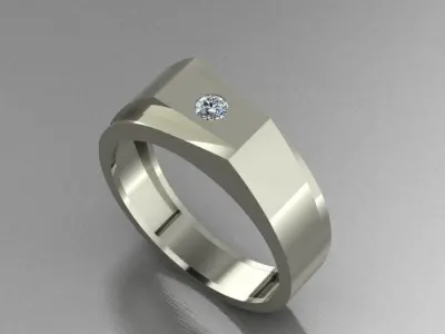 man ring 3D print model