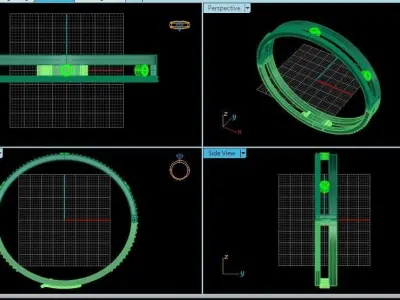 Messika bracelet 1 3D print model