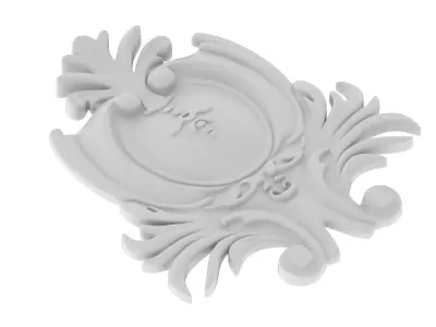 Cartouche Ornament 001 3D model