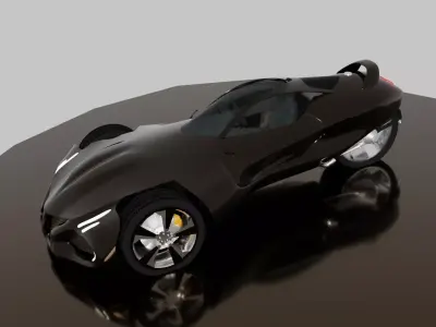 Black Sunshine 3D model