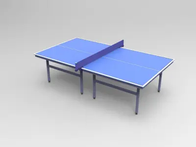 Table tennis table 3D model