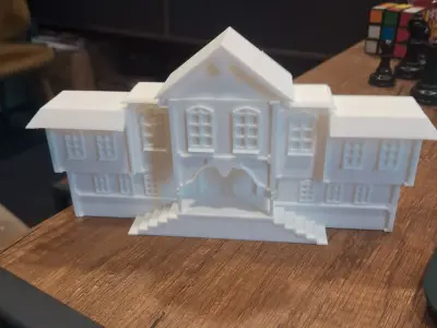 3D Frame Bay Window House 3D print model