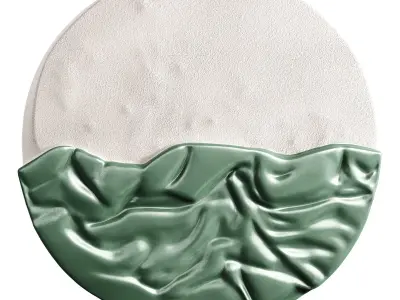 Abstract Decorative Wall Decor 3D model buy