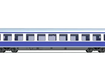 Passenger Car 9 3D model