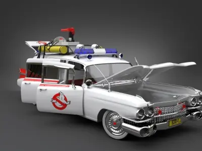 Ghostbusters car 3D model