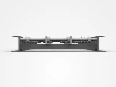 Metal Iron Product Unit Conveyor 3D model