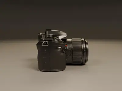 photo camera 3D print model