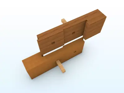 okkakedaisentsugi Low-poly 3D model