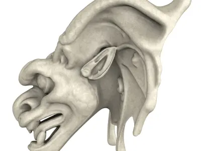 Gargoyle Head 3D model