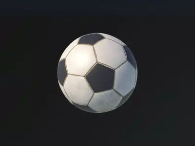 Soccer ball 3D model 25