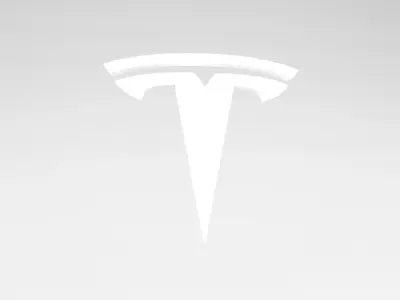 Tesla Logo v1 003 Free low-poly 3D model