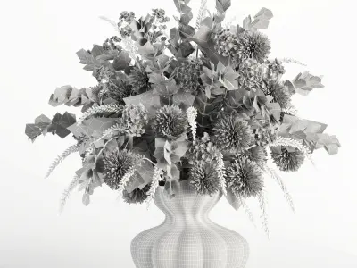 bouquet set06 3D model