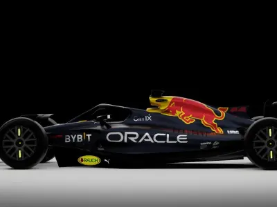 Red Bull Formula 1 RB18 Low-poly 3D model