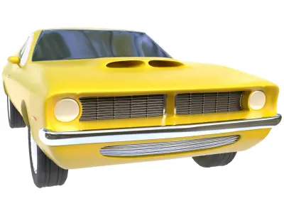 Cartoon car 04 3D model
