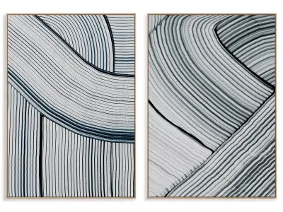 Abstract Painting Frame set 3D model 82